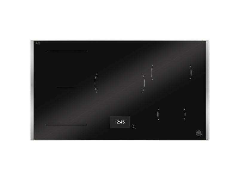 Bertazzoni Modern 90 cm Induction Hob with Metal Frame, 5 cooking zones, TFT display