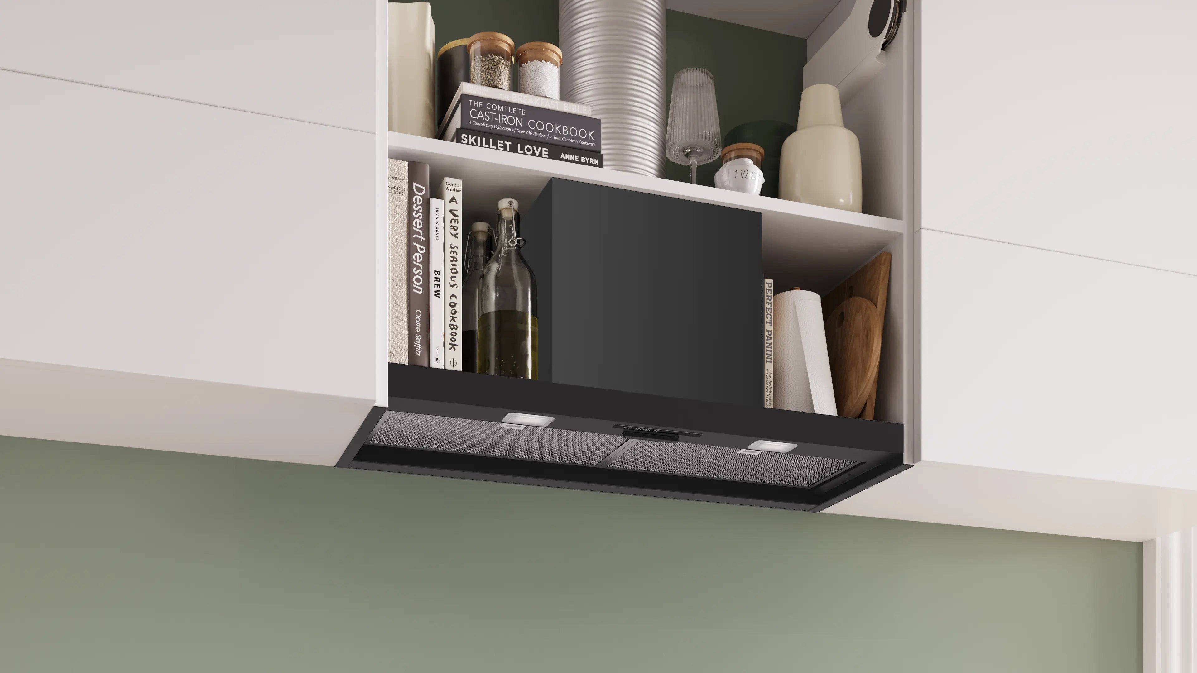 Bosch Series 2 Integrated Design Hood 80 cm Matt black - DBB83BC60B