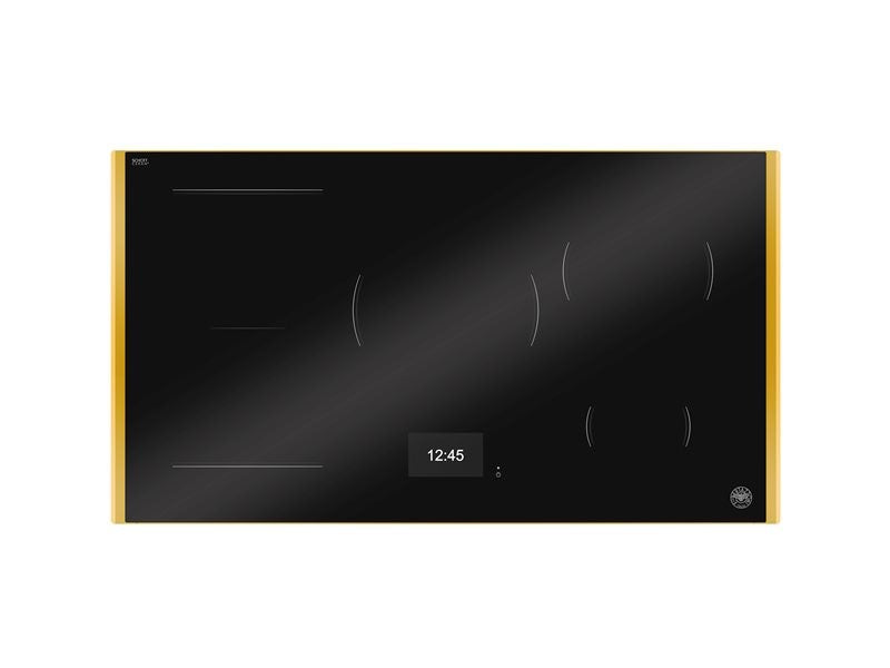 Bertazzoni Modern 90 cm Induction Hob with Metal Frame, 5 cooking zones, TFT display