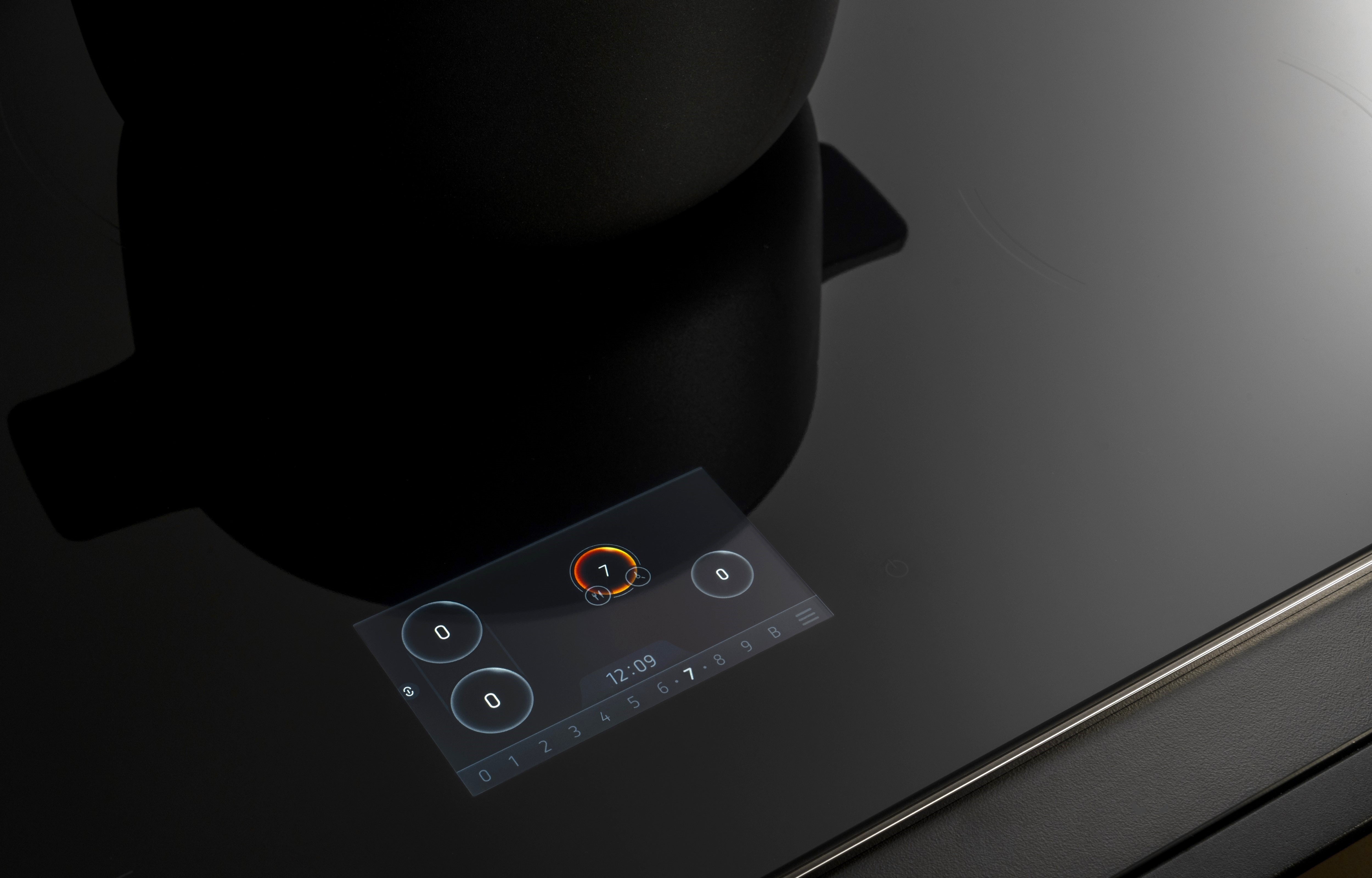 Bertazzoni Modern 78 cm Induction Hob with Metal Frame, 4 cooking zones, TFT display