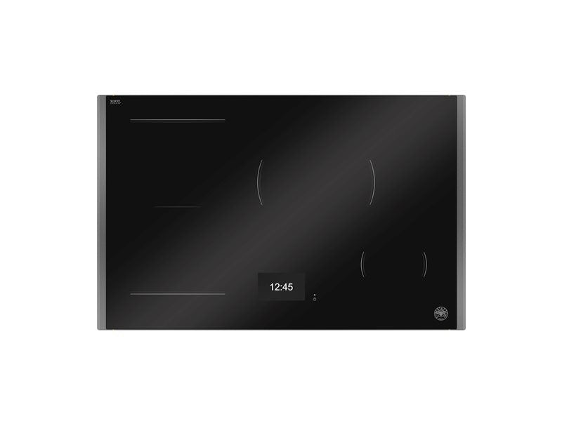 Bertazzoni Modern 78 cm Induction Hob with Metal Frame, 4 cooking zones, TFT display