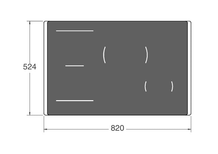 Bertazzoni Modern 78 cm Induction Hob with Metal Frame, 4 cooking zones, TFT display