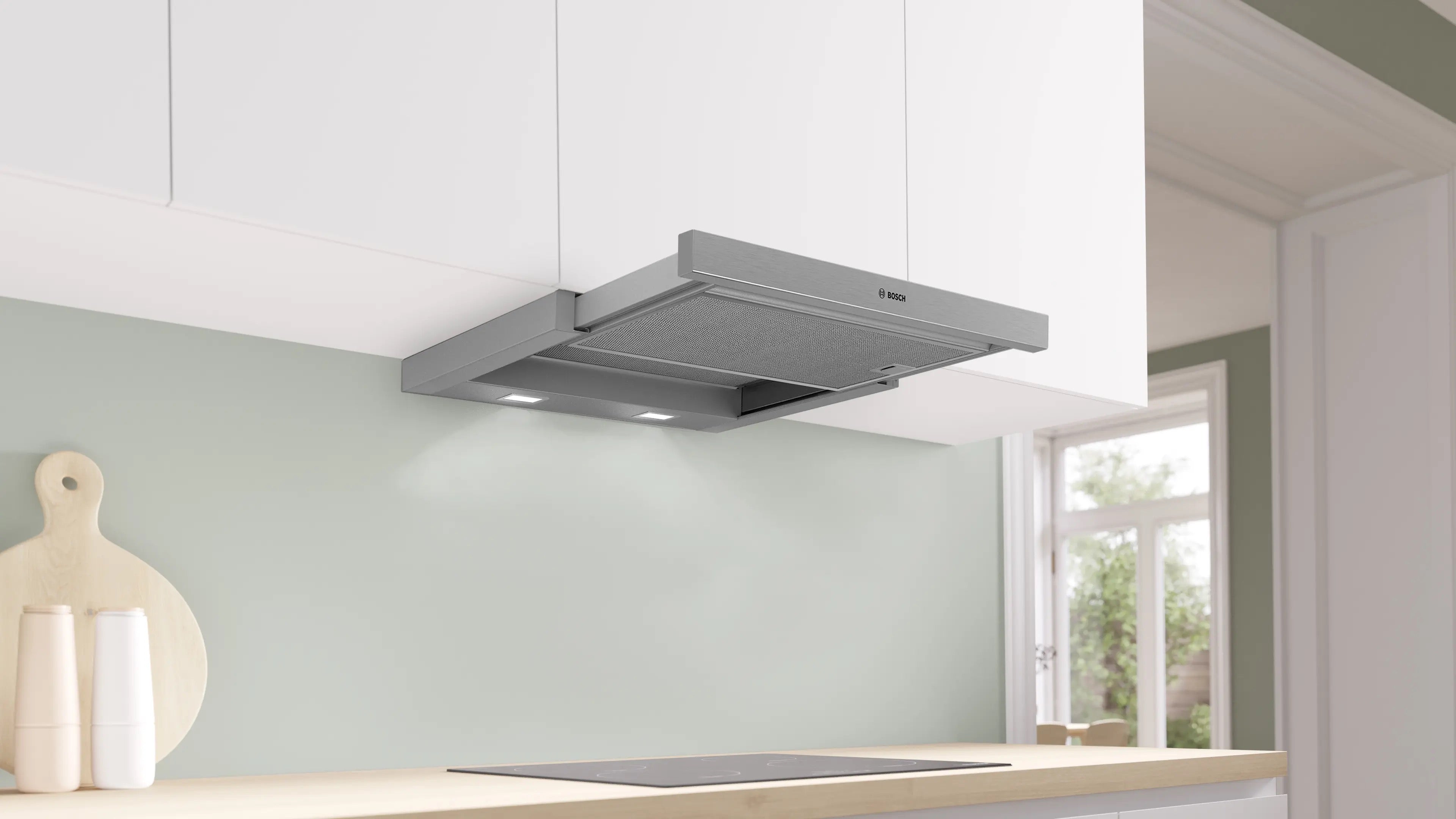 Bosch Series 4 Telescopic cooker hood 60 cm Silver metallic - DFS067A51B