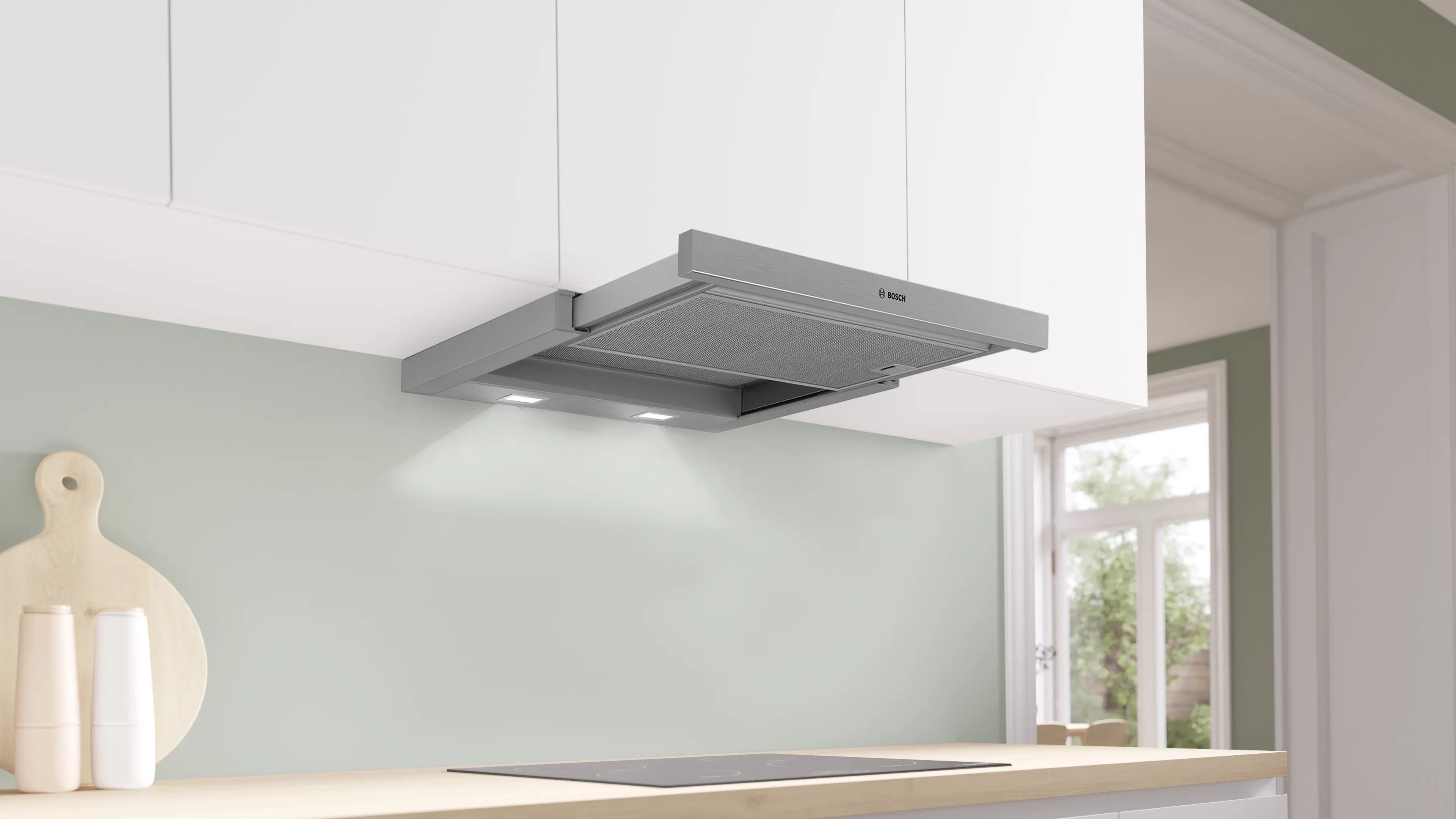 Bosch Series 2 Telescopic cooker hood 60 cm Silver metallic - DFM063W57B
