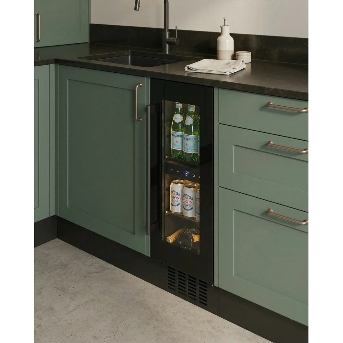 CELLA - 300mm - Undercounter Drinks Fridge - Single Zone - BV18-BH