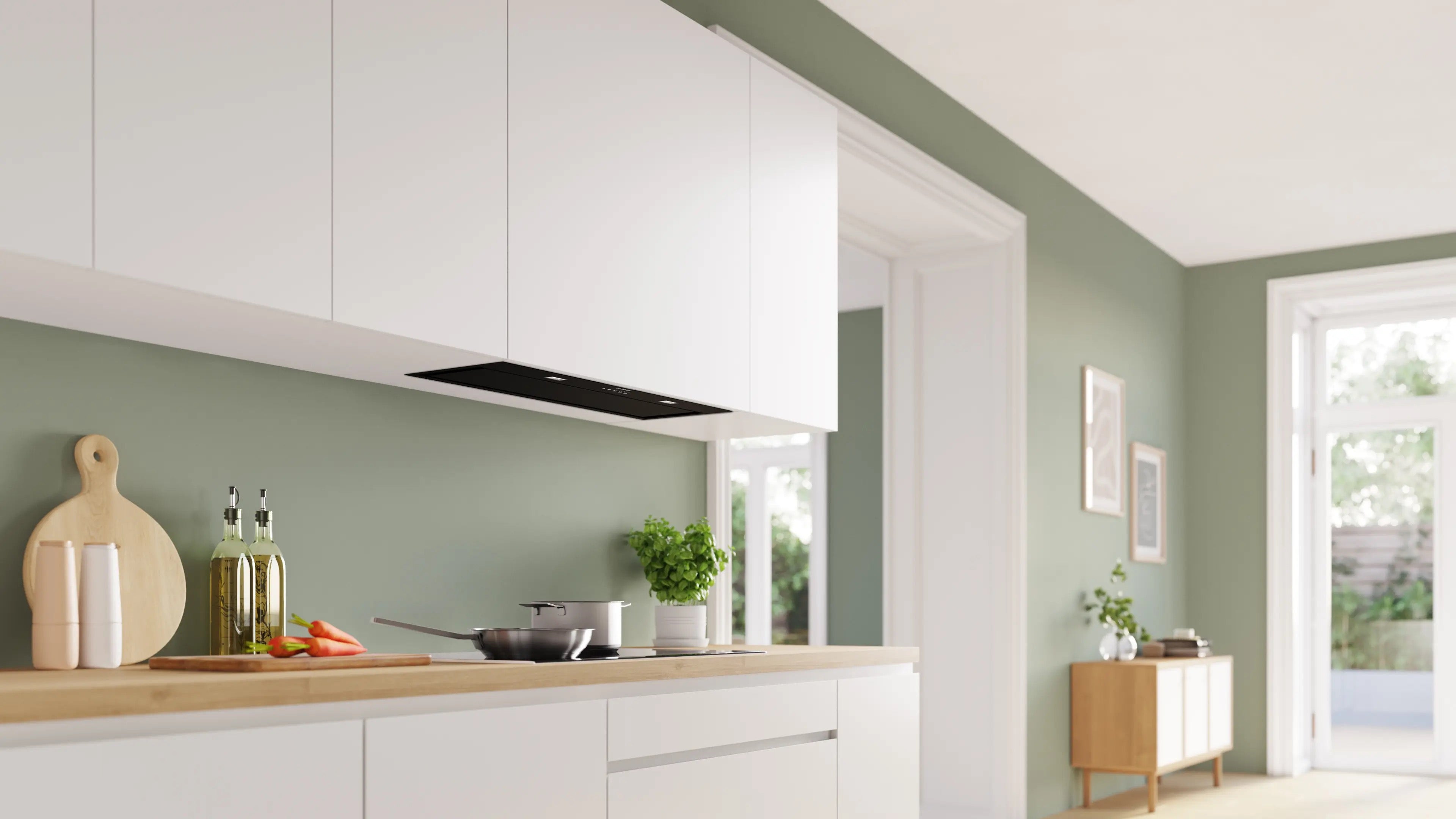 Bosch Series 6 Canopy cooker hood 86 cm Black - DLN87AC60B