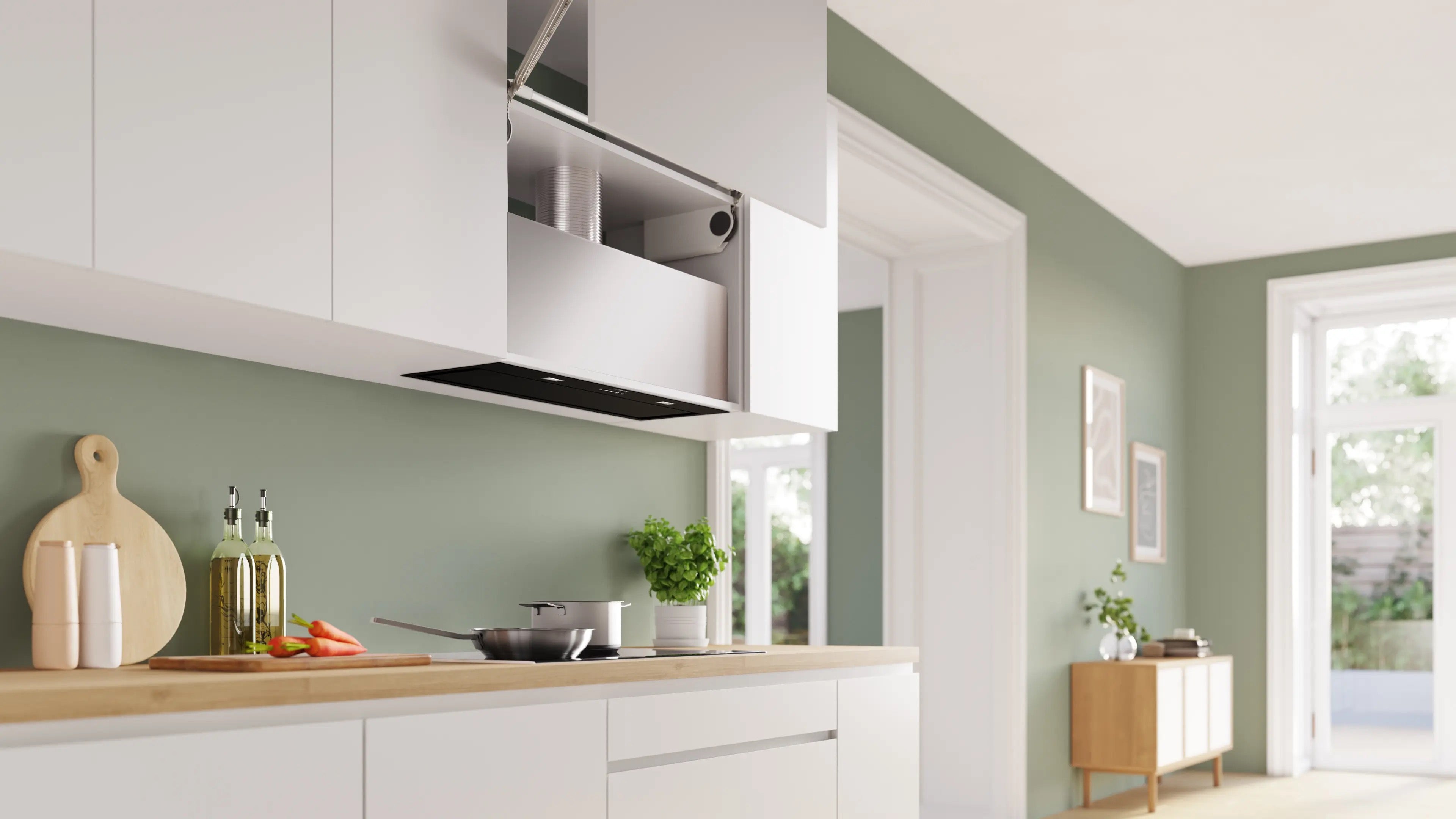 Bosch Series 6 Canopy cooker hood 86 cm Black - DLN87AC60B