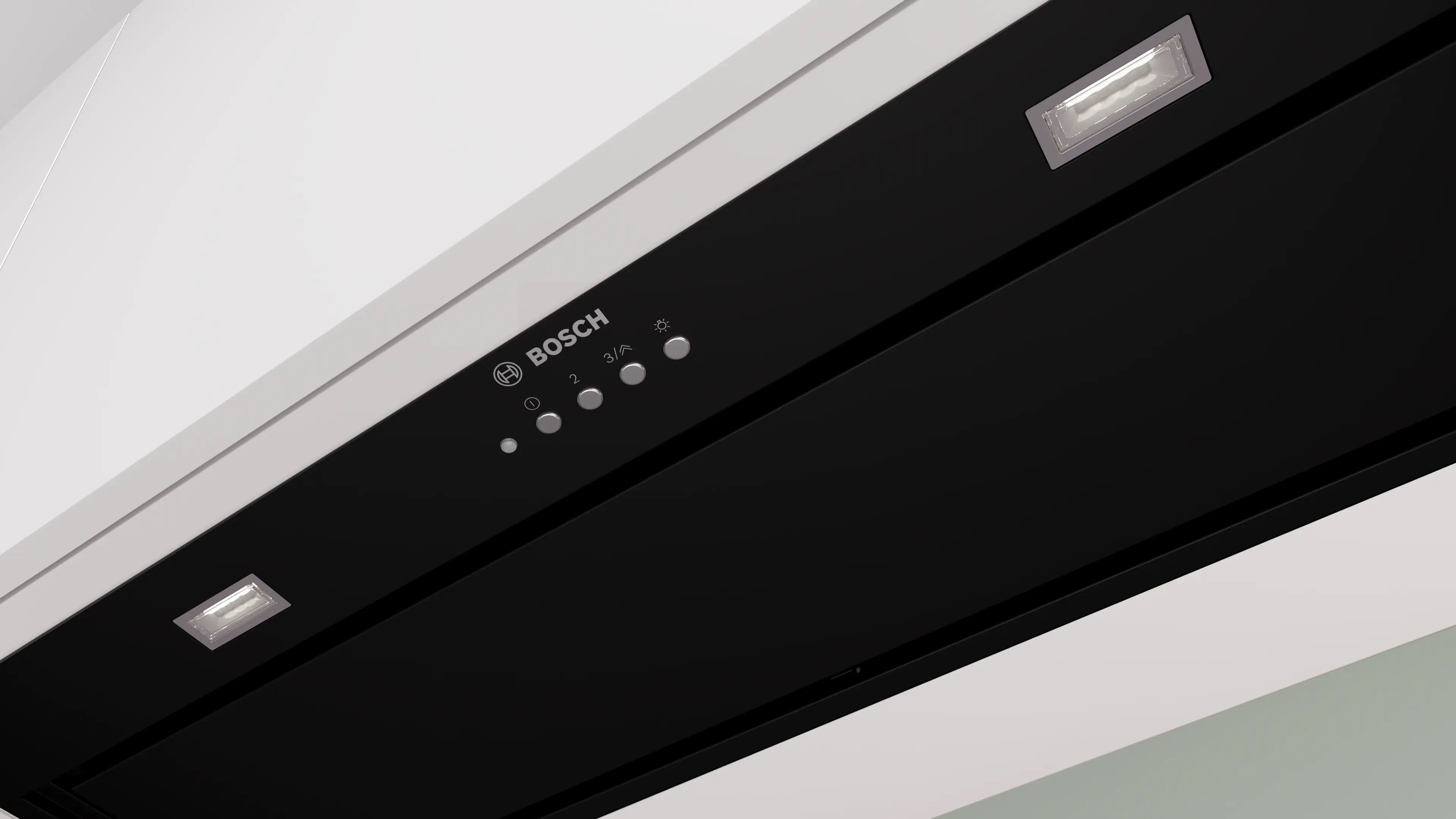 Bosch Series 6 Canopy cooker hood 86 cm Black - DLN87AC60B
