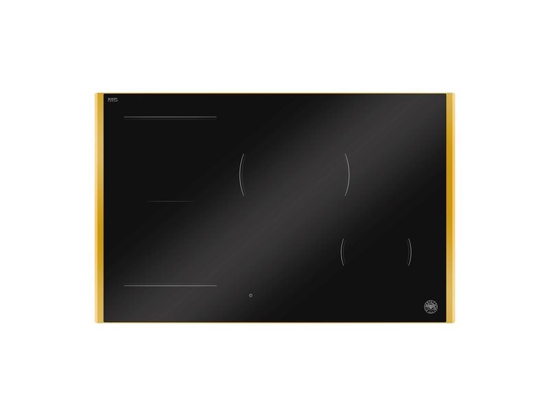 Bertazzoni Modern 78 cm Induction Hob with Metal Frame, 4 cooking zones, hidden white LED slider