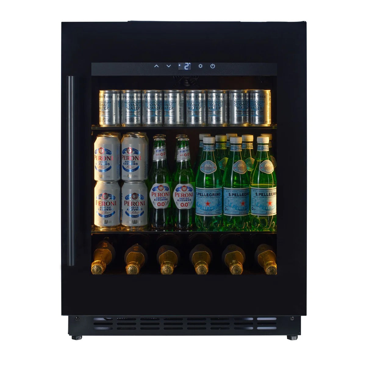 CELLA - 600mm - 118L Undercounter Drinks Fridge - Single Zone - BV34-BH