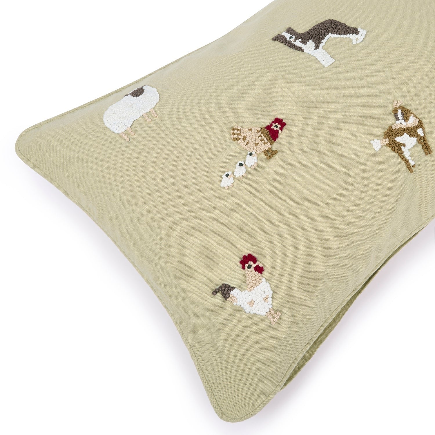 Sophie Allport Farm Friends Embroidered Cushion