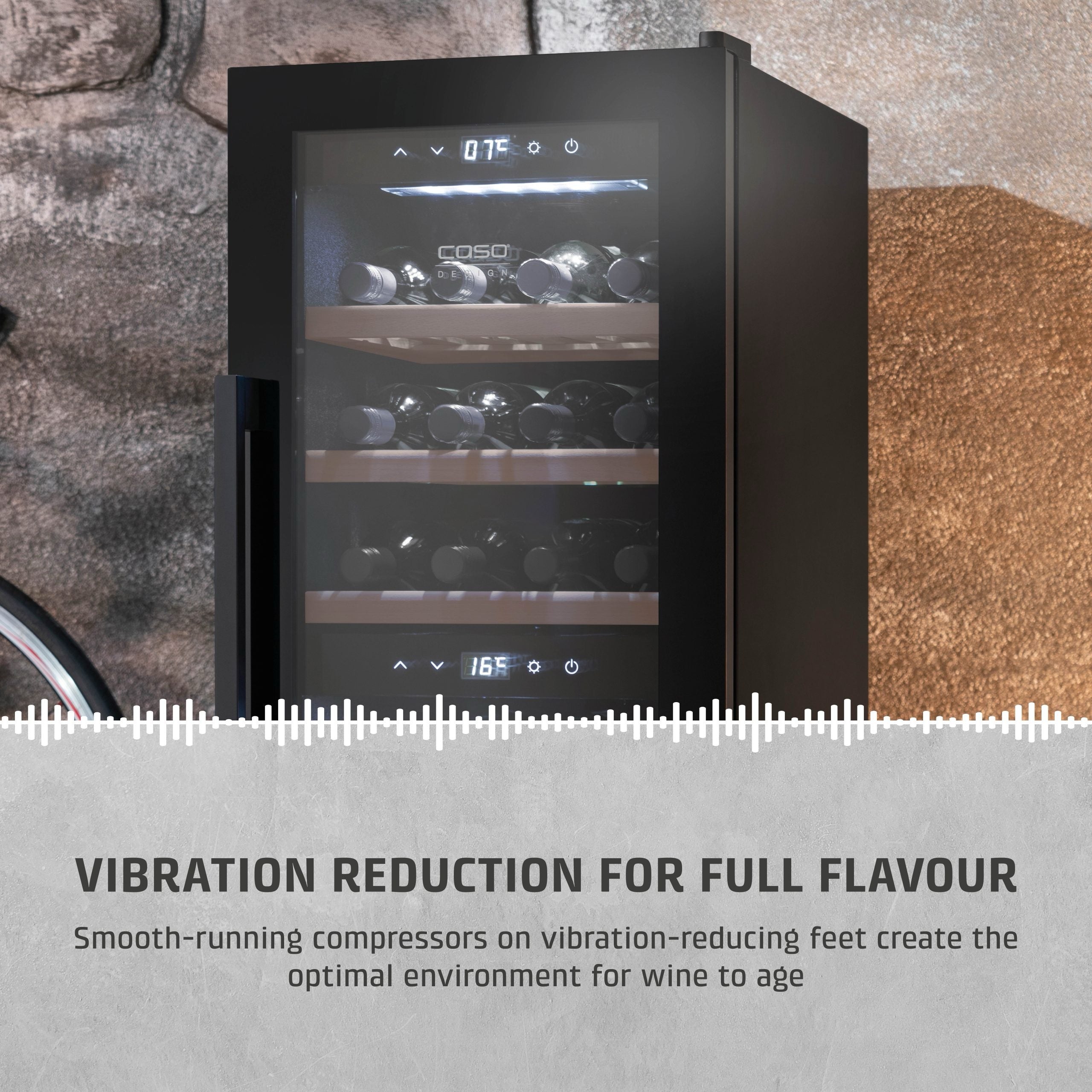 CASO Design WineExclusive 66 Smart Black