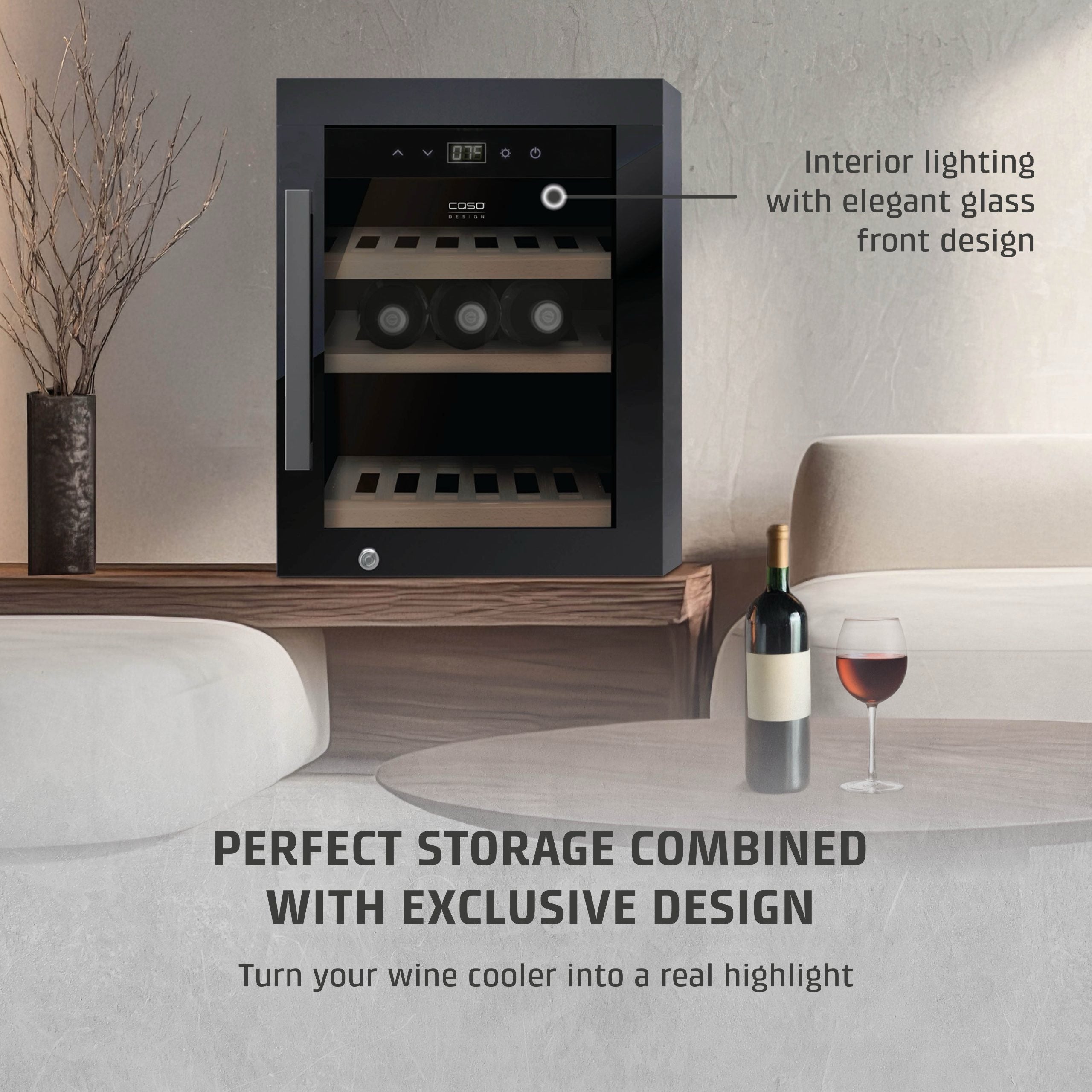 CASO Design WineExclusive 12 Black
