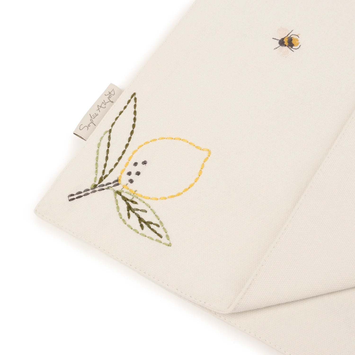 Sophie Allport Lemons Embroidered Table Runner