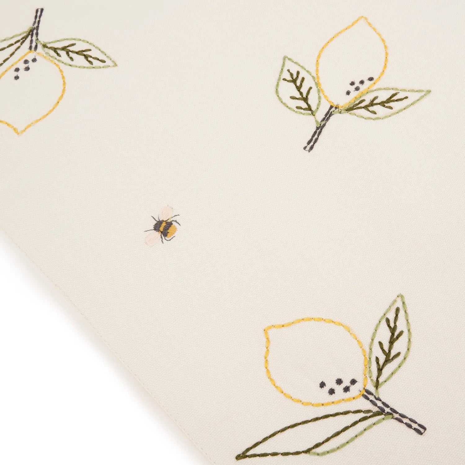 Sophie Allport Lemons Embroidered Table Runner