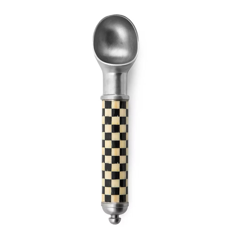 Mackenzie-Childs Supper Club Ice Cream Scoop - Courtly Check