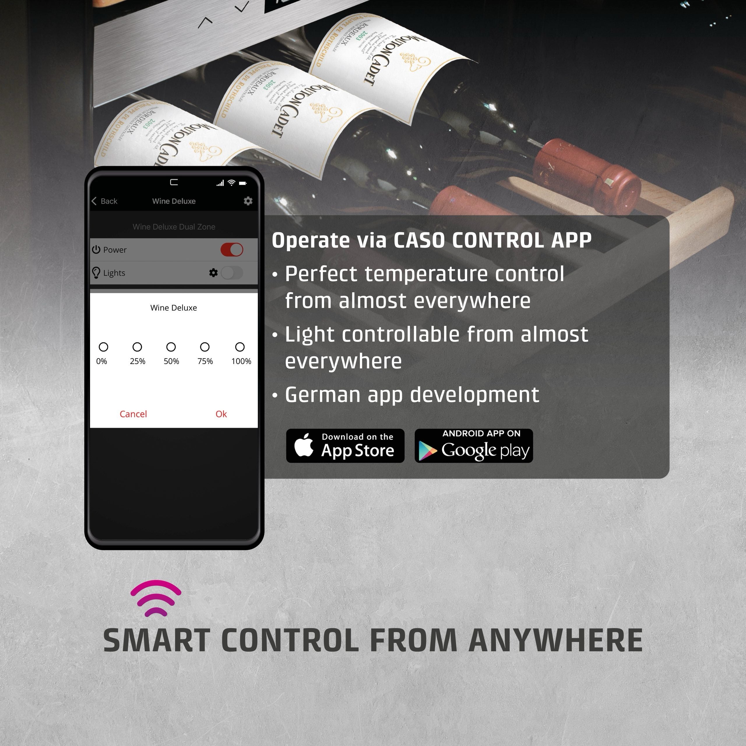 CASO Design WineExclusive 66 Smart Black