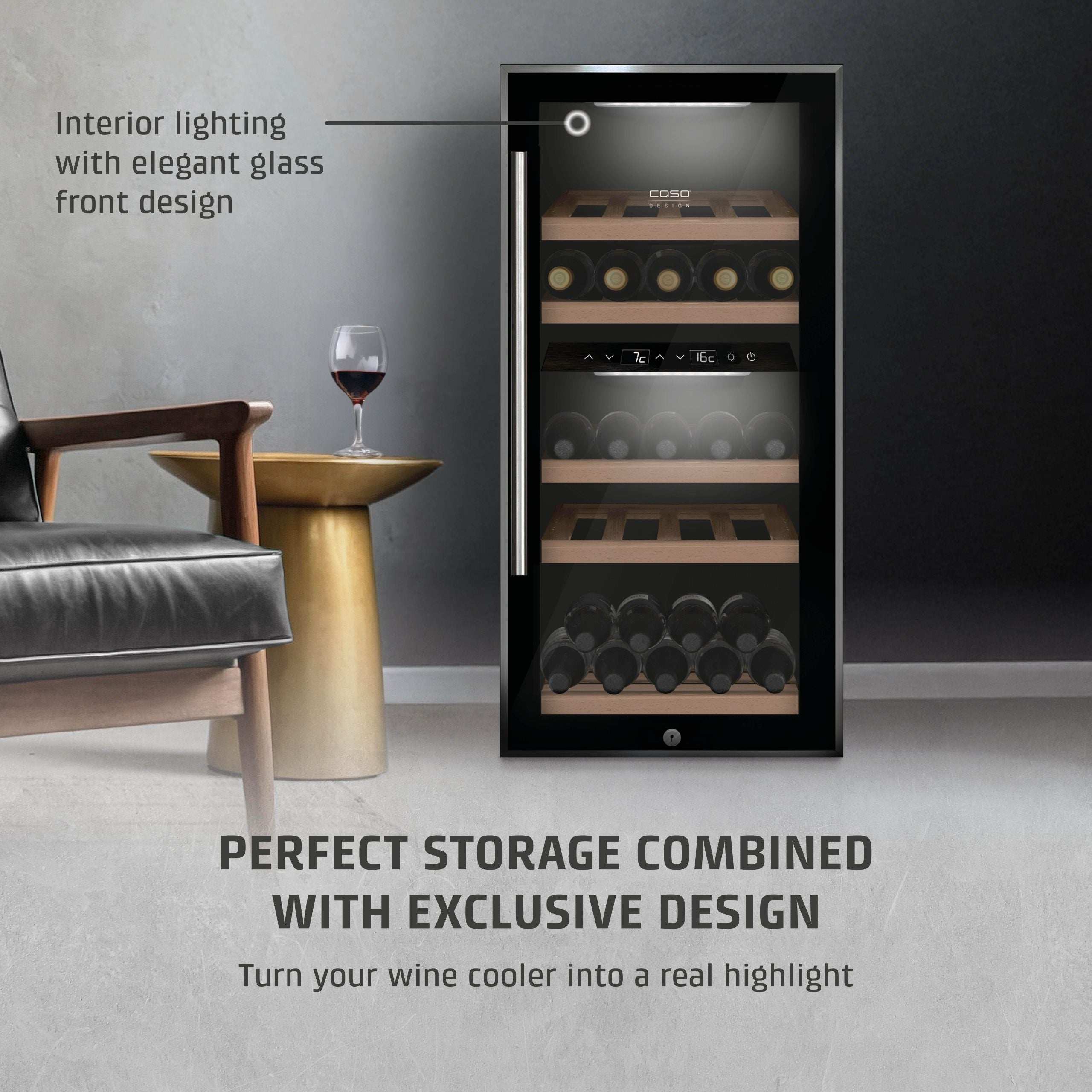 CASO Design WineComfort 24 Black