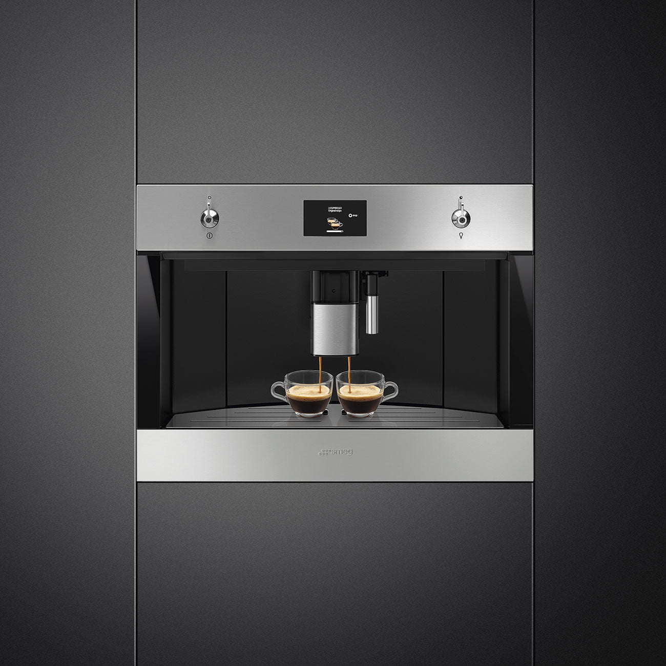 Smeg Classic Built-In Coffee Machine Stainless Steel - CMS4303X