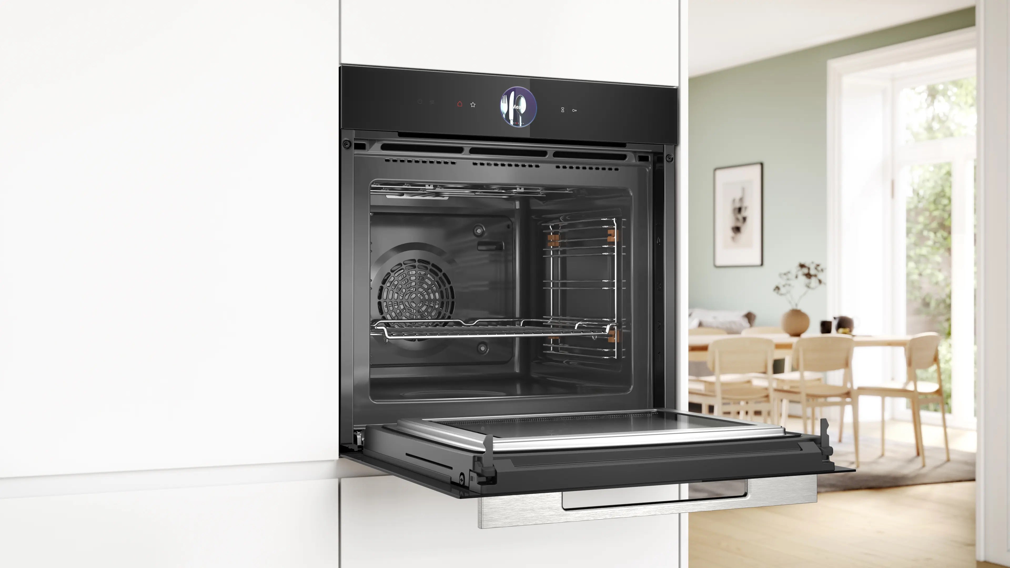 Bosch Series 8 Built-in oven with microwave function 60 x 60 cm Black - HMG7764B1B