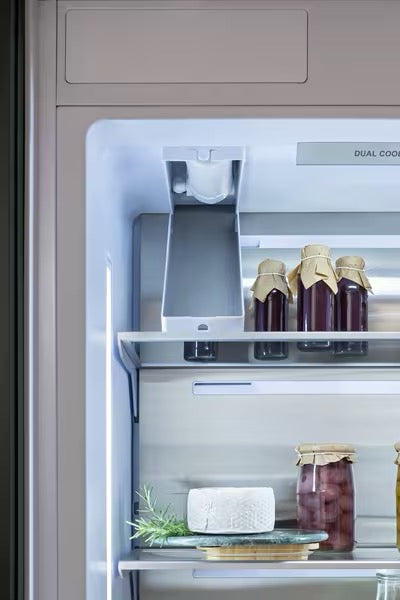 Bertazzoni 90cm built-in bottom mount refrigerator with ice maker and water dispenser