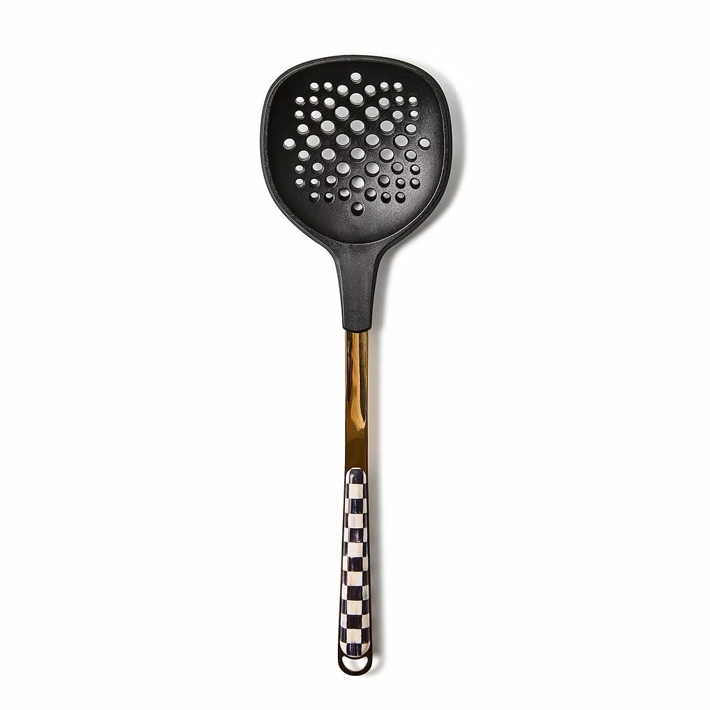 Mackenzie-Childs Courtly Check Slotted Turner
