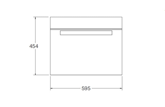 Bertazzoni Modern Series 60x45cm Combi-Microwave Oven, LED touch