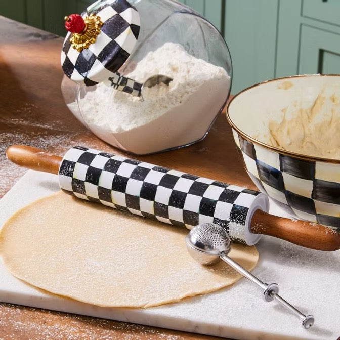 Mackenzie-Childs Courtly Check Rolling Pin