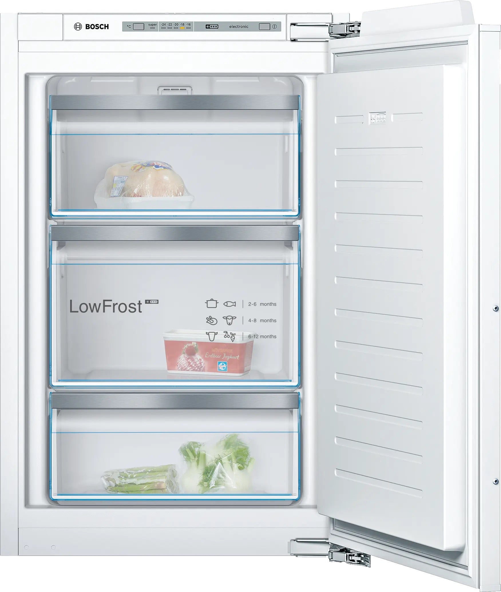 Bosch Built-In Freezer 87.4 x 55.8 cm flat hinge - GIV21AFE0
