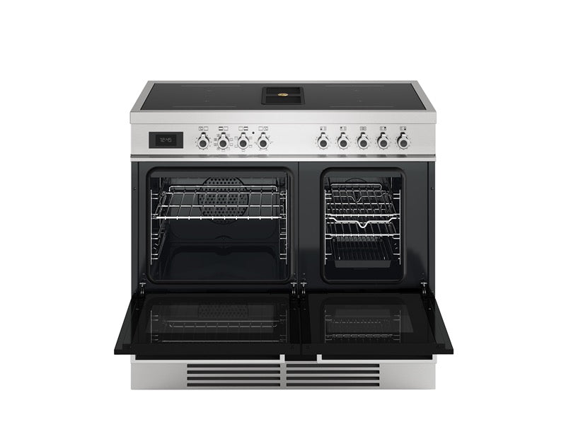 Bertazzoni 100 cm Air-Tec cooker with induction top and integrated hood