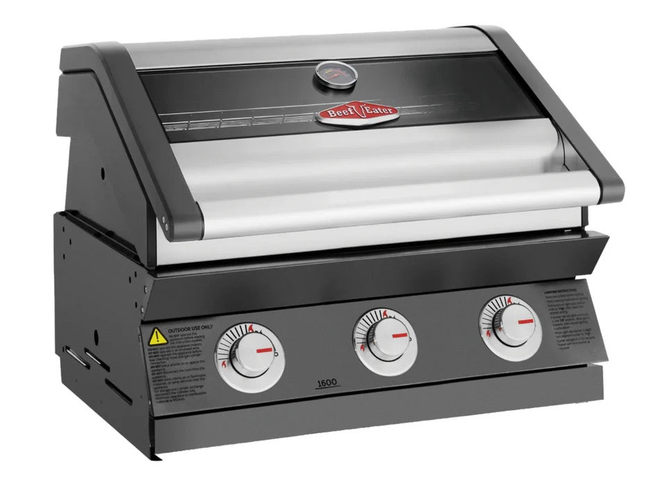 BeefEater 1600E Series - 3 Burner Built-In BBQ