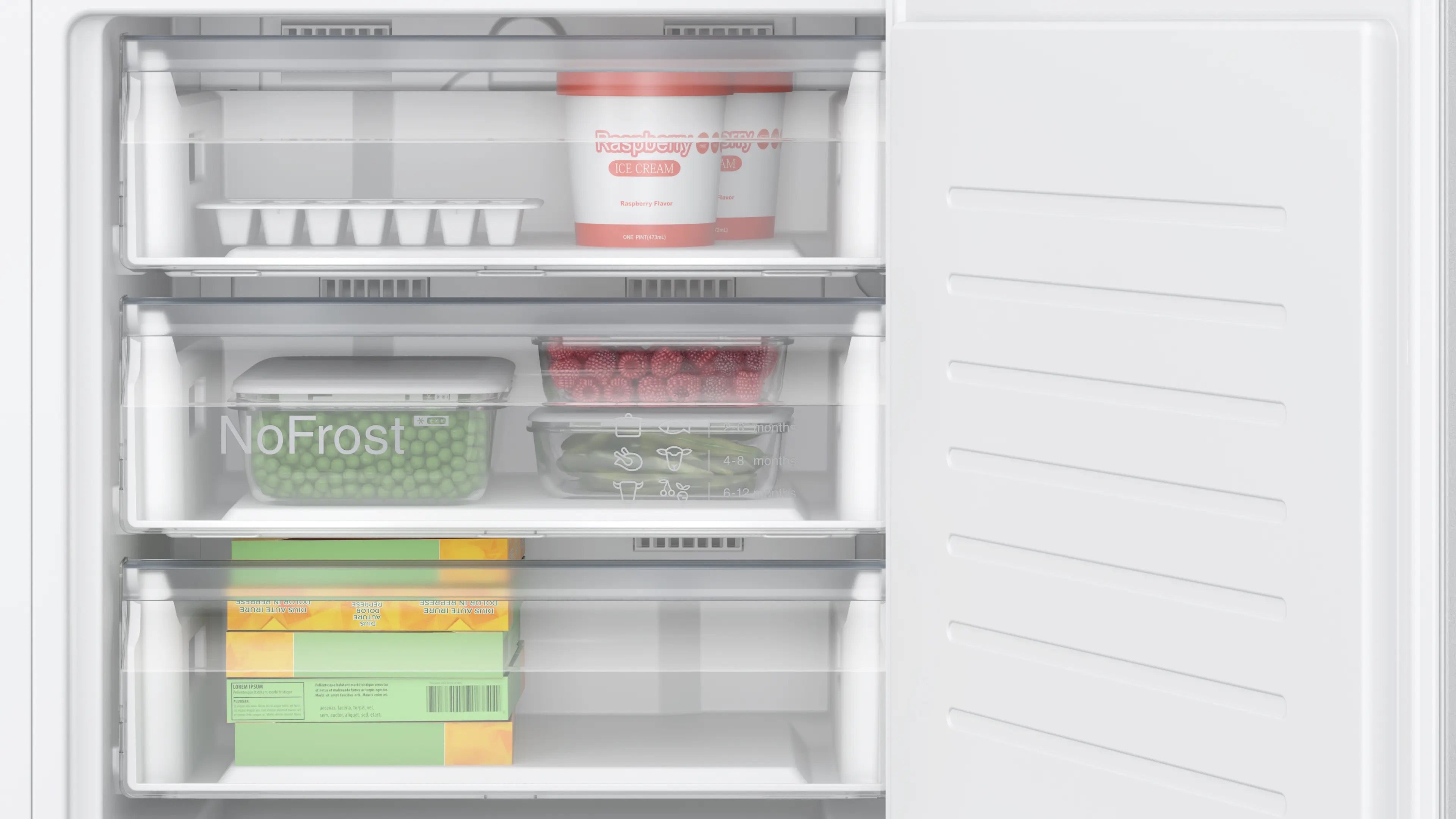 Bosch Series 4 Built-under freezer 82 x 59.8 cm flat hinge - GUN21VFE0G