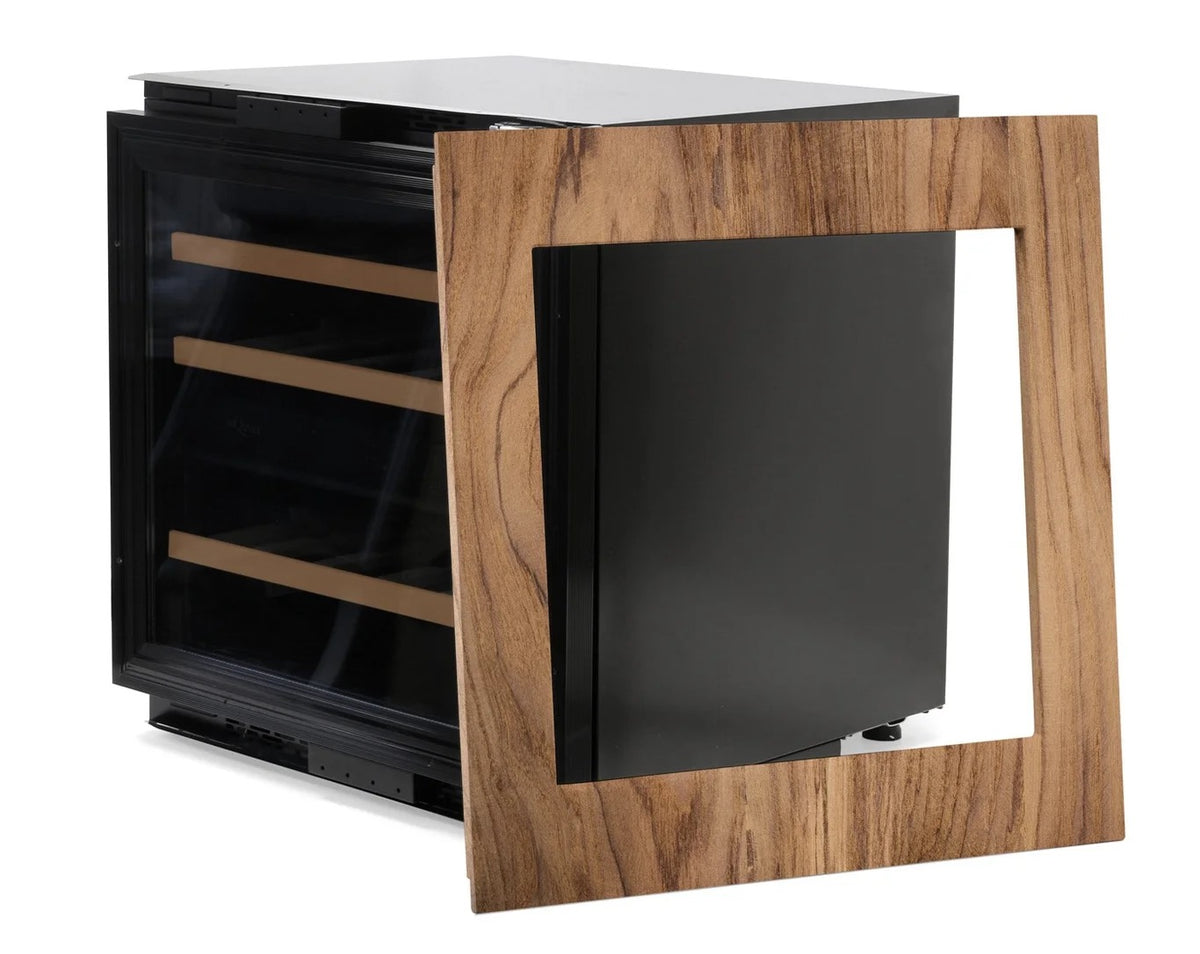 Mauve Integrated Wine Fridge - WineKeeper Exclusive 25D Panel Ready Push-Pull