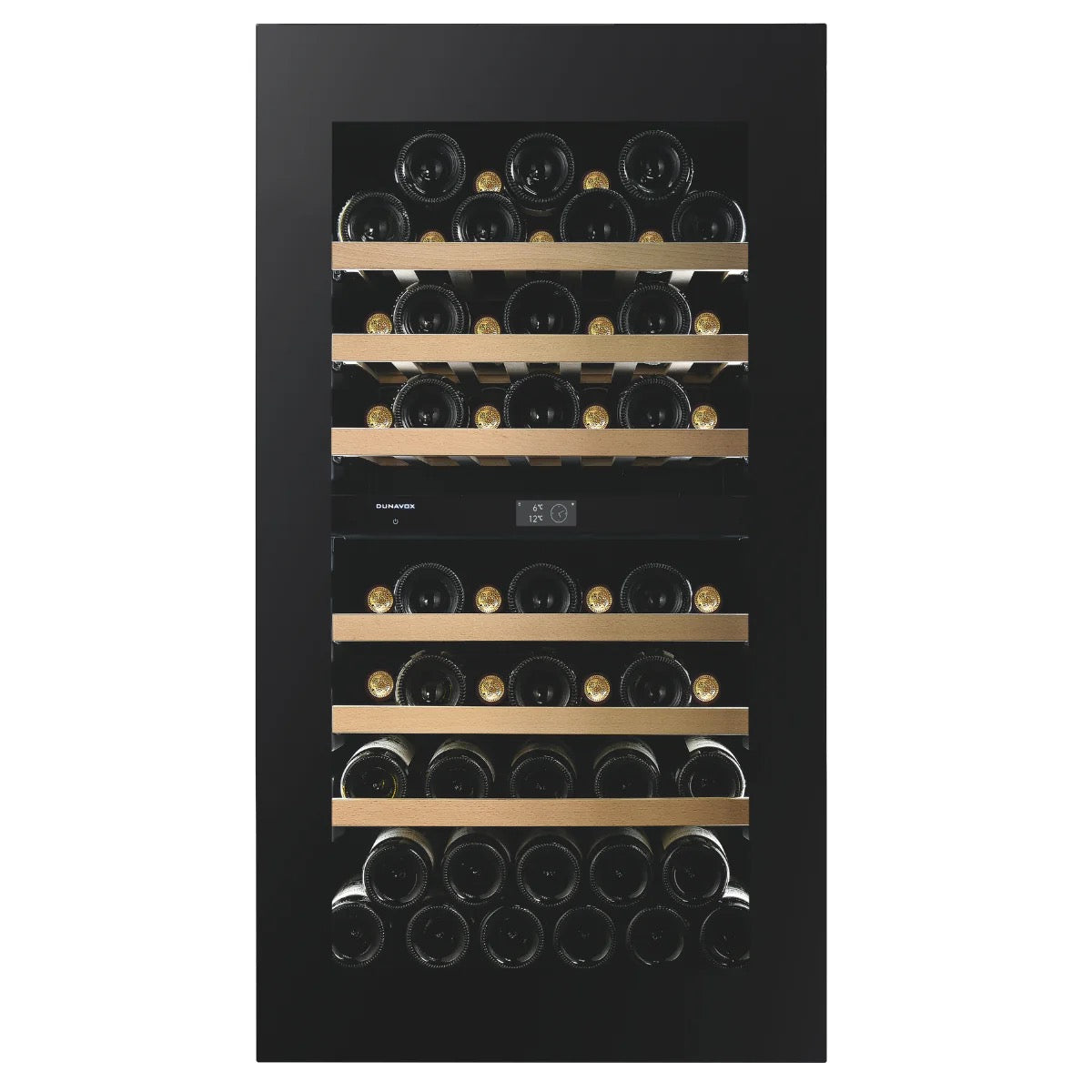 Dunavox NOBLE - Dual Zone 56 Bottle - Integrated Wine Cooler - DVN-56.146DB.TO