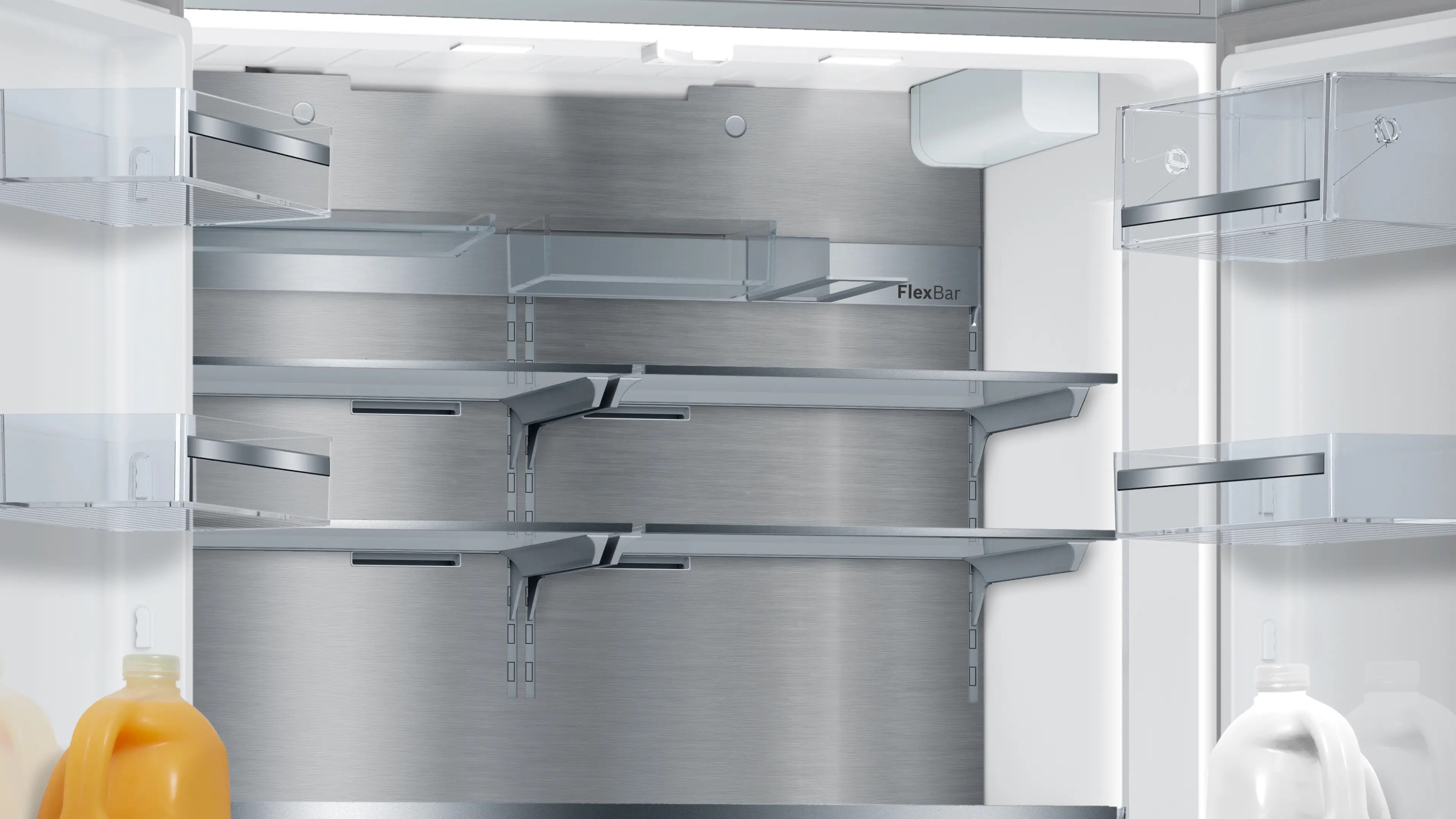 Bosch Series 8 Multi Door American Fridge Freezer 183 x 90.5 cm Stainless steel - KFF96PIEP