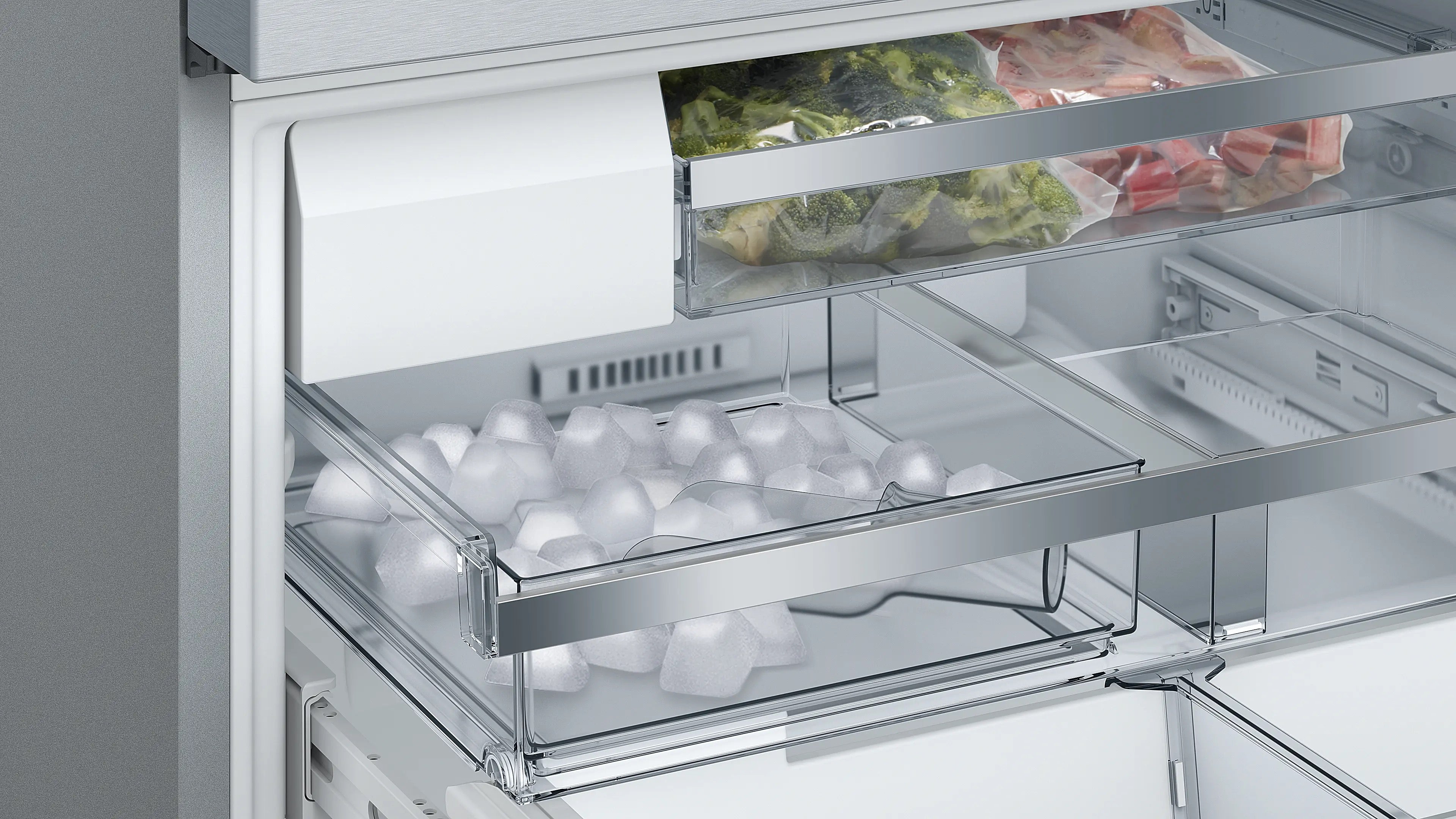 Bosch Series 8 Multi Door American Fridge Freezer 183 x 90.5 cm Stainless steel - KFF96PIEP
