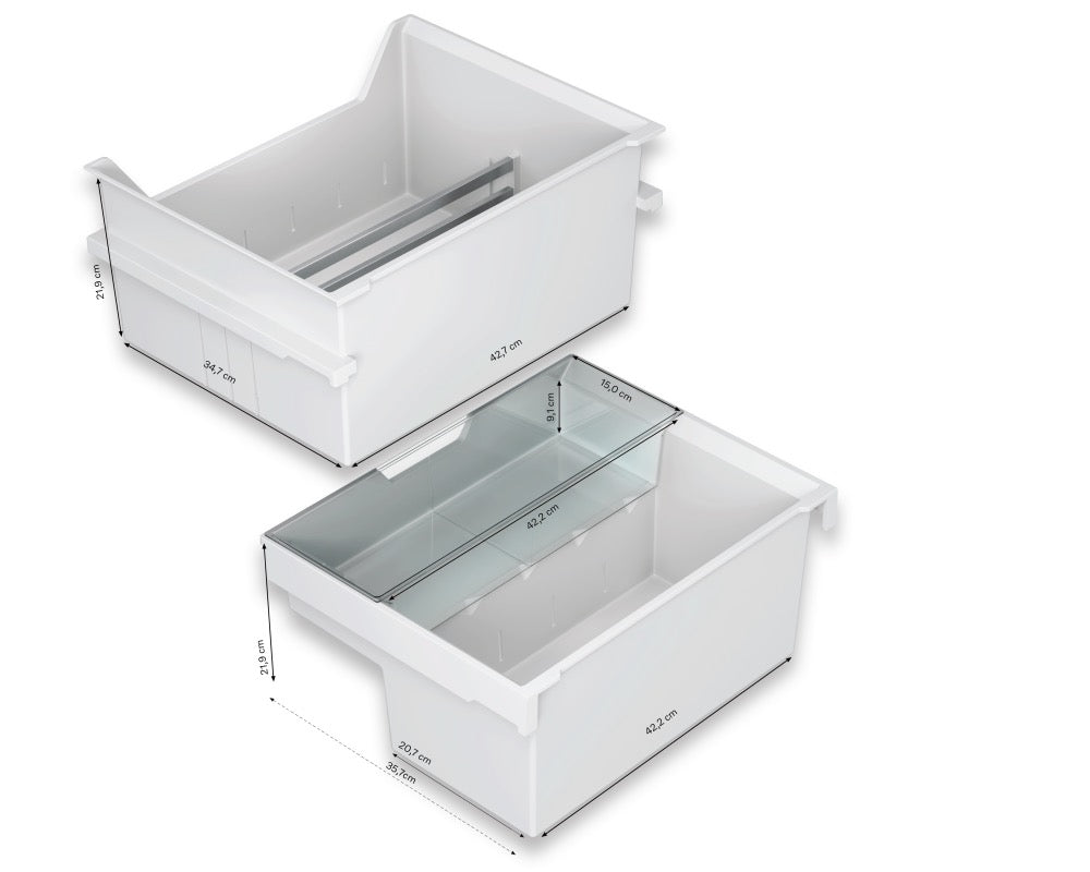Miele KU7175D Built In Under Counter Fridge with Pull-Out Front Drawers