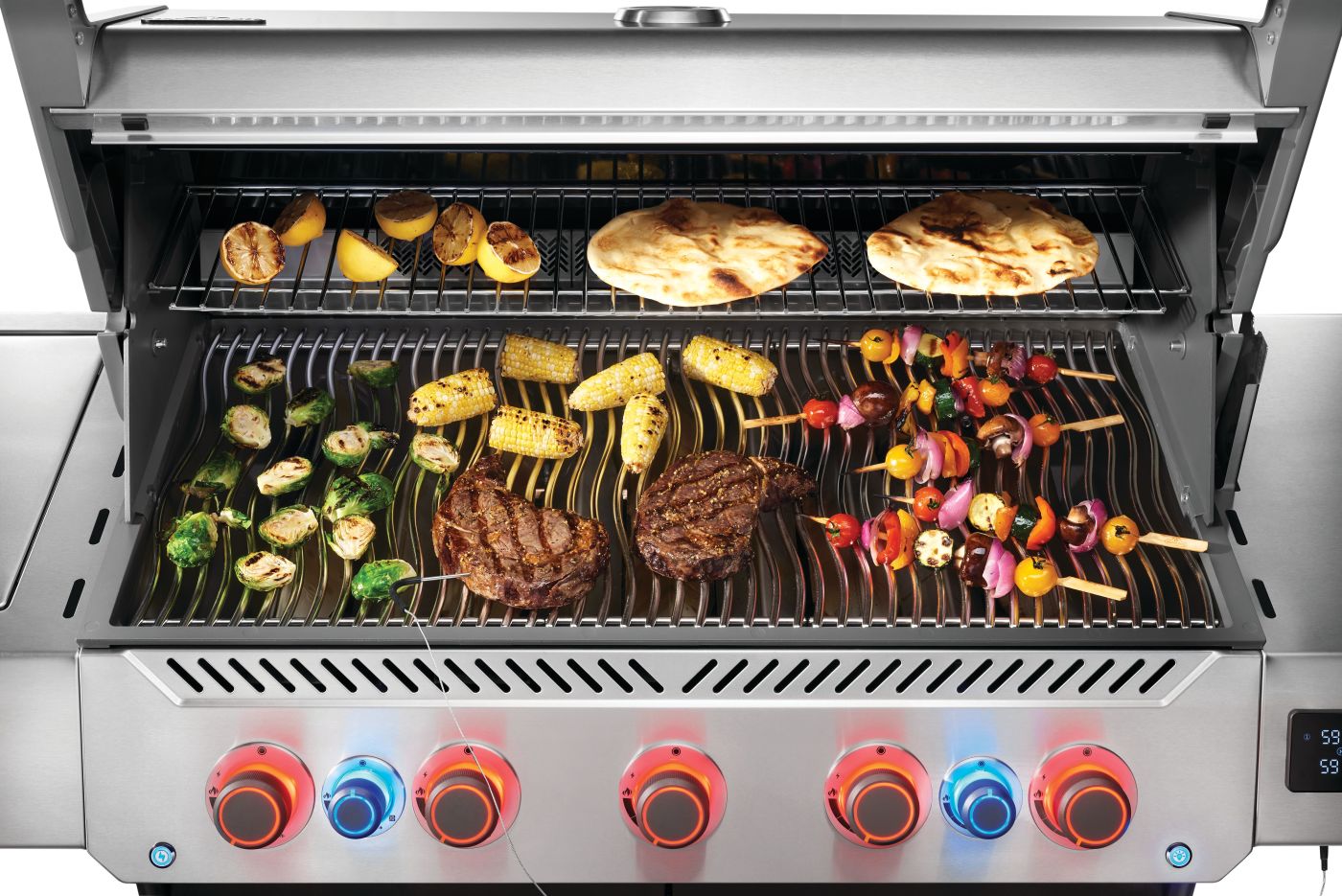 Prestige 665 Connected RSIB Gas Grill | Smart Wi-Fi Bluetooth BBQ | Infrared Side Burner | Infrared Rear Burner | Napoleon Grill UK | Caterbitz