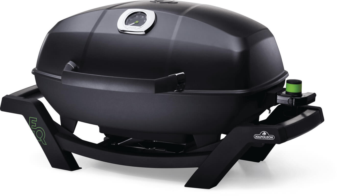 TravelQ PRO285E | Portable Electric Grill | 1 Burner | WAVE Cast Iron Grids | Cast Aluminum Lid | Caterbitz UK