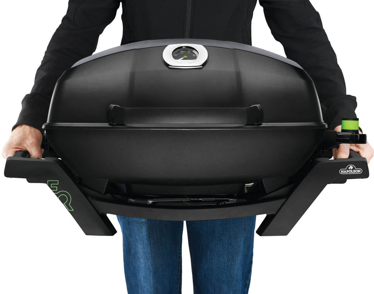 TravelQ PRO285E | Portable Electric Grill | 1 Burner | WAVE Cast Iron Grids | Cast Aluminum Lid | Caterbitz UK