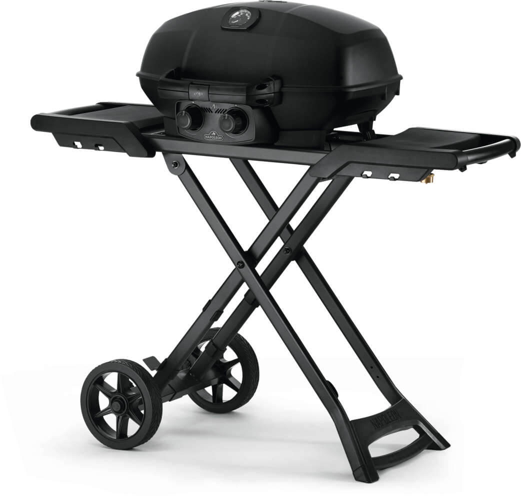 Phantom TravelQ PRO285X | 2 Burner Portable Propane Gas Grill | Scissor Cart | Warming Rack | Caterbitz UK