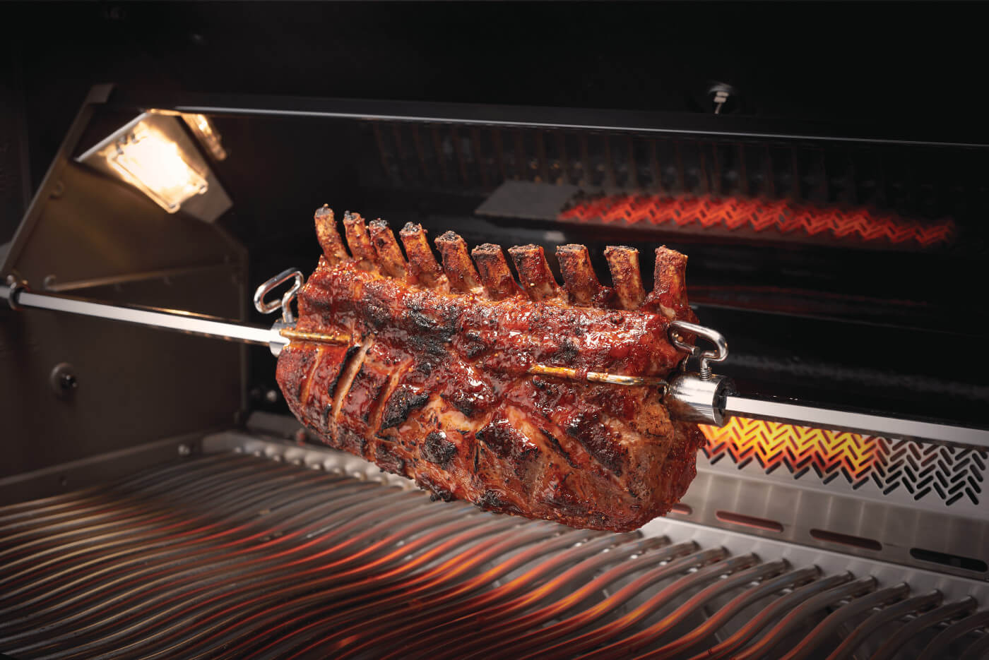 Prestige PRO 665 RSIB Gas Grill | Stainless Steel BBQ | Infrared Side Burner | Infrared Rear Burner | Napoleon Grill UK | Caterbitz