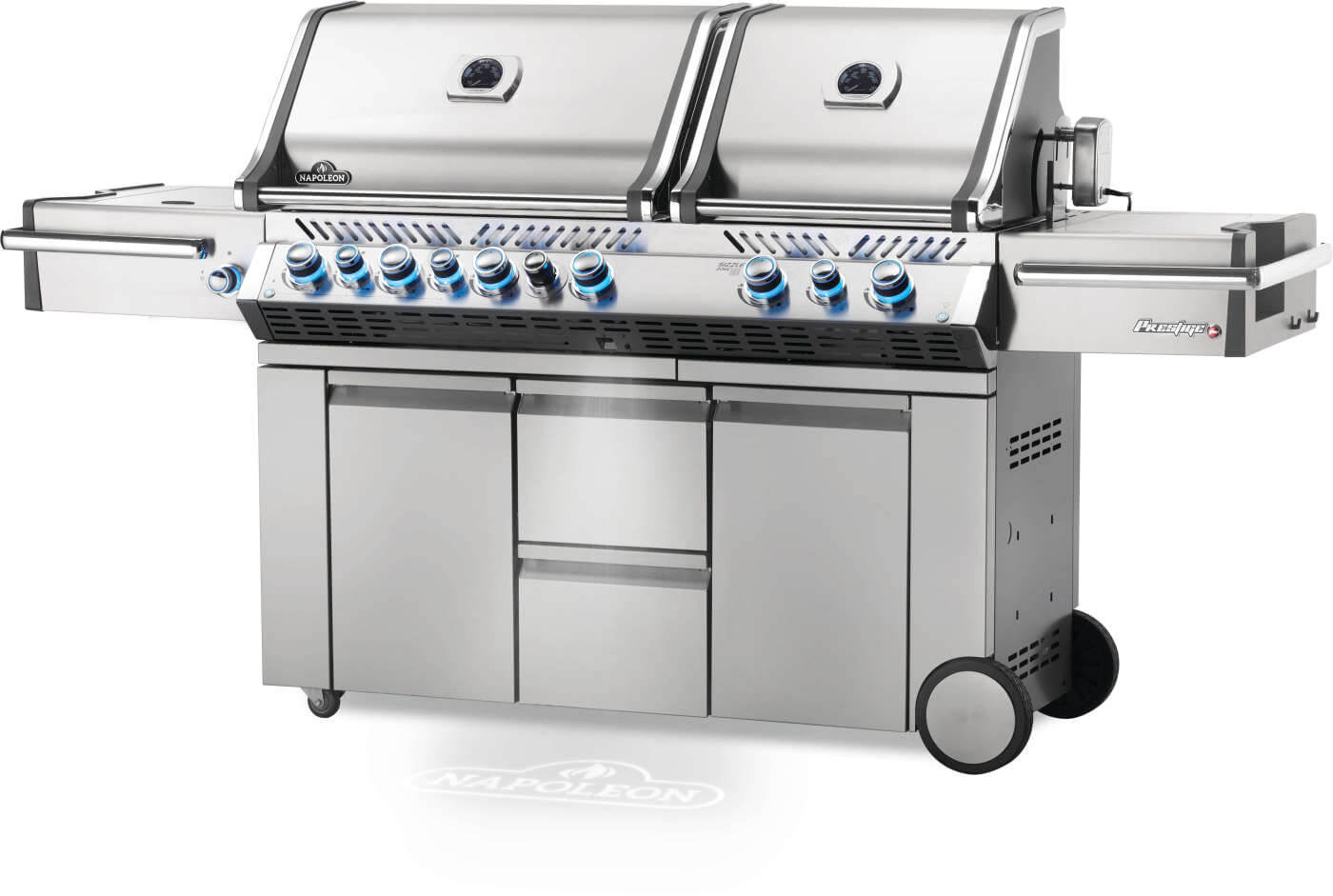 Prestige PRO 825 RSBI Gas Grill | Stainless Steel BBQ | Infrared Burners | Power Side Burner | Napoleon Grill UK | Caterbitz