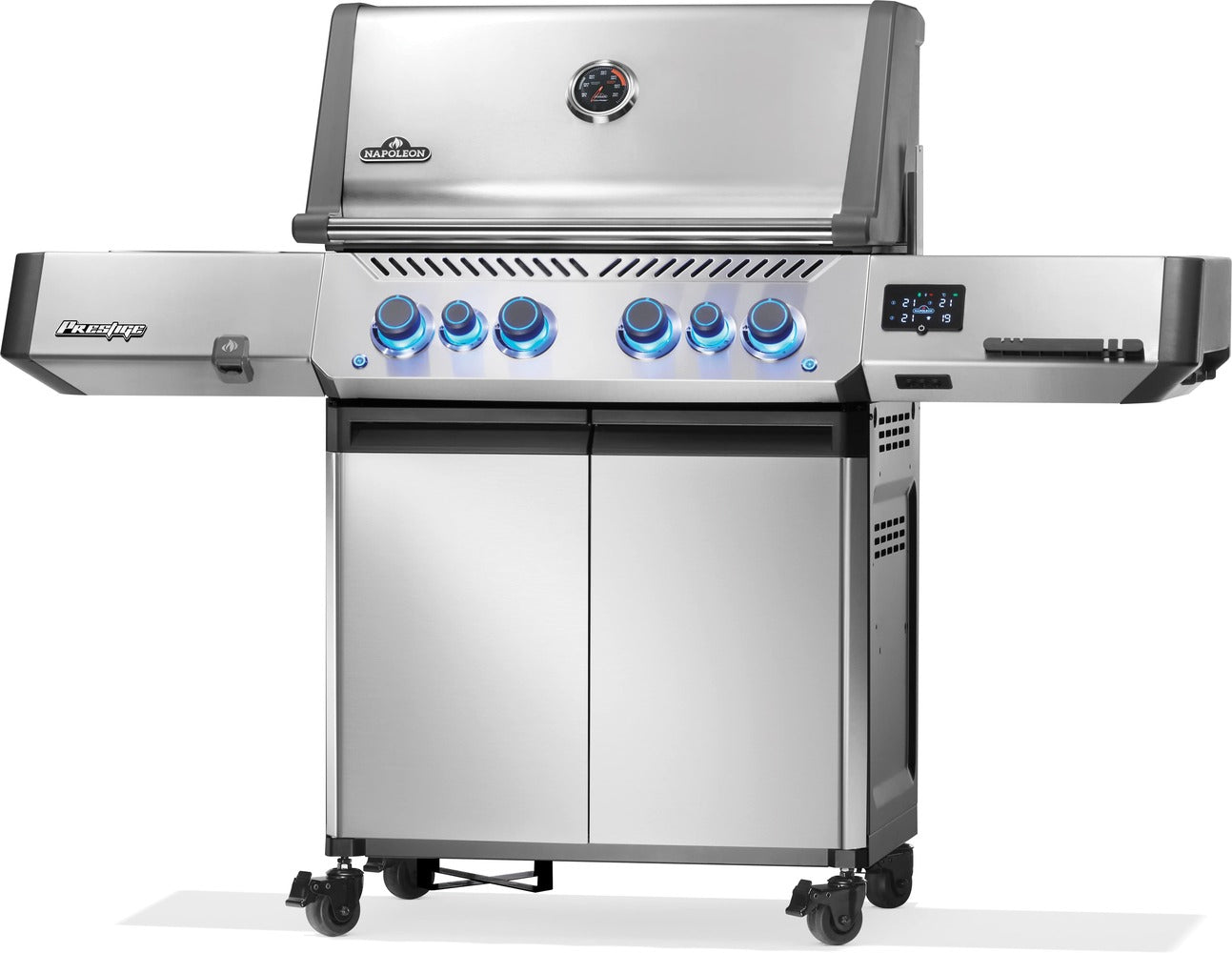 Prestige 500 Connected RSIB Gas Grill | Stainless Steel Smart BBQ | Infrared Side Burner | Infrared Rear Burner | Napoleon Grill UK | Caterbitz