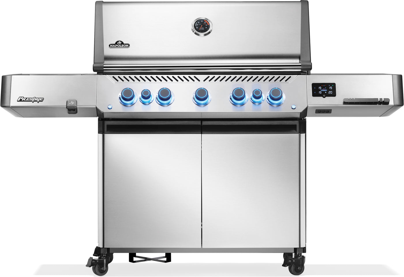 Prestige 665 Connected RSIB Gas Grill | Smart Wi-Fi Bluetooth BBQ | Infrared Side Burner | Infrared Rear Burner | Napoleon Grill UK | Caterbitz