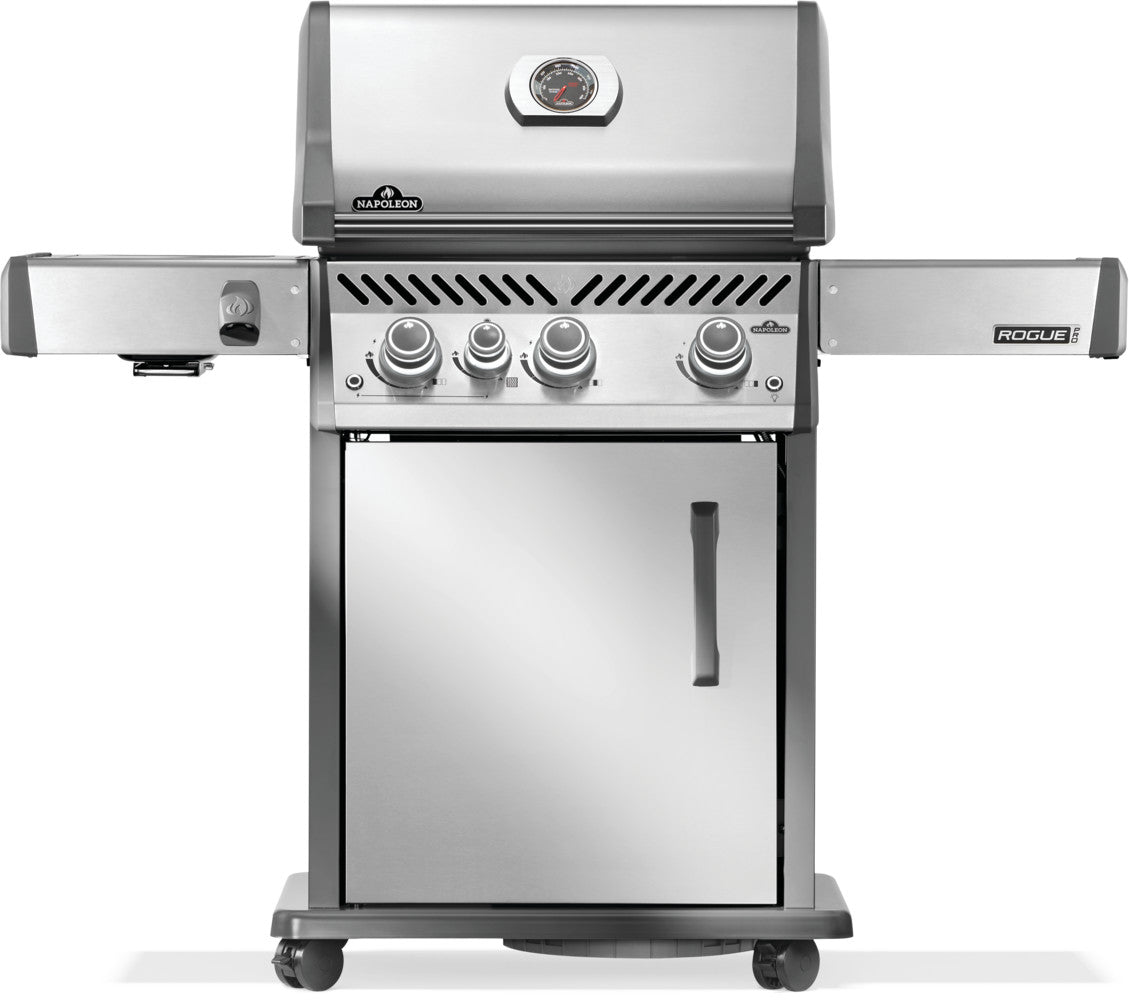 Rogue PRO 425 SIB Gas Grill | Stainless Steel BBQ | Infrared Side Burner | Cast Iron Cooking Grids | WAVE Grids | Caterbitz UK