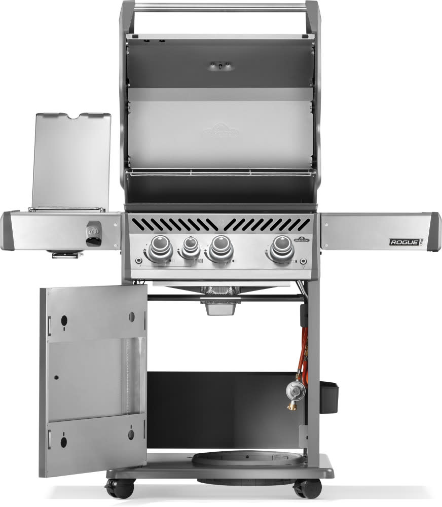Rogue PRO 425 SIB Gas Grill | Stainless Steel BBQ | Infrared Side Burner | Cast Iron Cooking Grids | WAVE Grids | Caterbitz UK