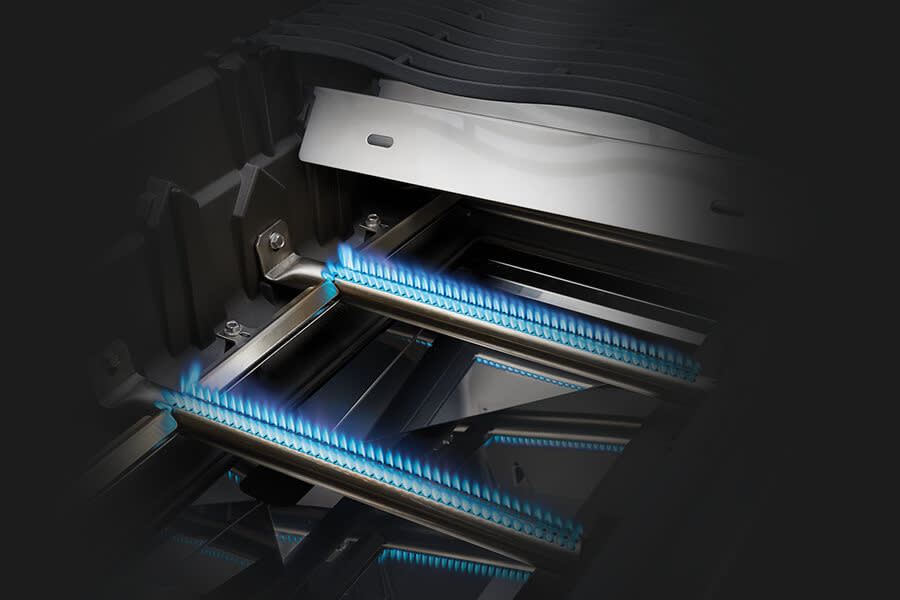 Rogue PRO 425 SIB Gas Grill | Stainless Steel BBQ | Infrared Side Burner | Cast Iron Cooking Grids | WAVE Grids | Caterbitz UK