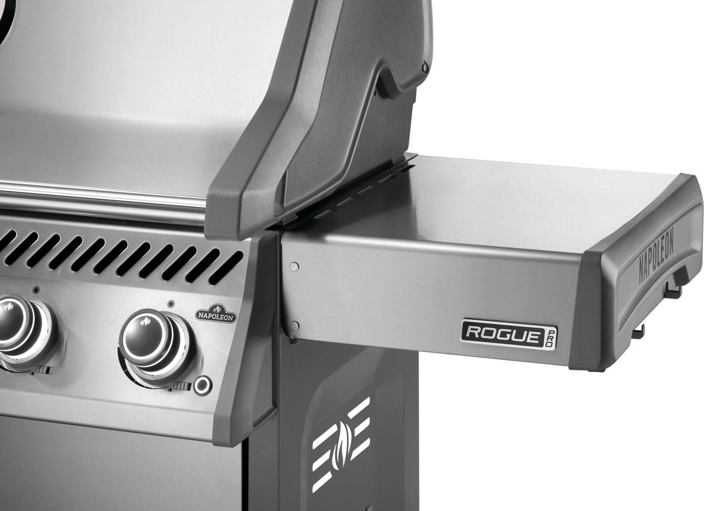 Rogue PRO 425 SIB Gas Grill | Stainless Steel BBQ | Infrared Side Burner | Cast Iron Cooking Grids | WAVE Grids | Caterbitz UK