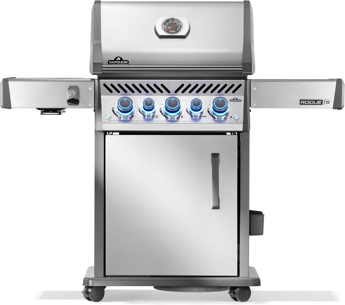 Rogue PRO-S 425 RSIB Gas Grill | Stainless Steel BBQ | Infrared Side Burner | Infrared Rear Burner | WAVE Cooking Grids | Caterbitz UK